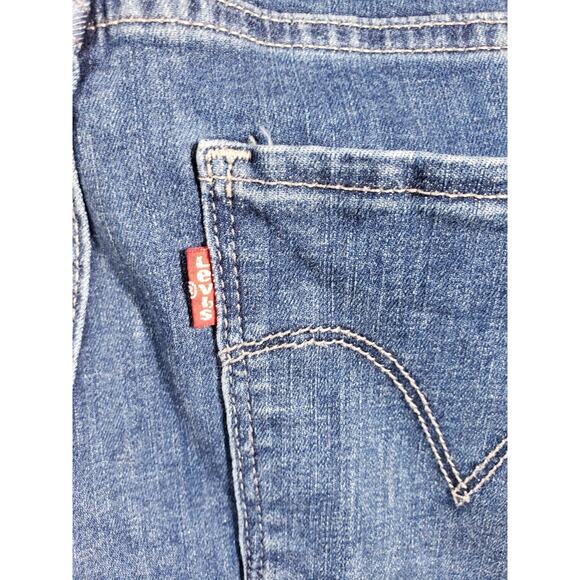 Levis Jeans Size 14 Womens Blue Denim Ladies Pants Mid Rise Classic Skinny - Picture 12 of 14